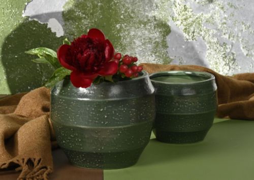 Bild von BlumenTopf, Altai Keramik Ø16.4x H14cm, green