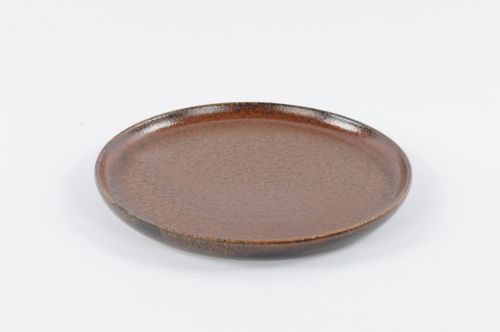 Bild von Schale, Altai Keramik - Ø28x H2.5cm, brown/black