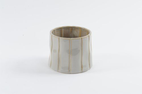 Bild von Blumentopf, Vertical Keramik Ø16x H12.6cm, sand