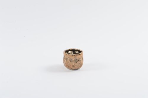 Bild von BlumenTopf, Arabo Ø7.5x H6.5cm, nickel gold
