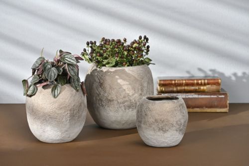 Bild von Blumentopf, Canyon - Ø17x H15cm, sans gold blush