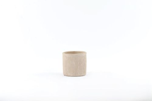 Bild von Blumentopf, Soleil - Keramik Ø14x H13cm, sand