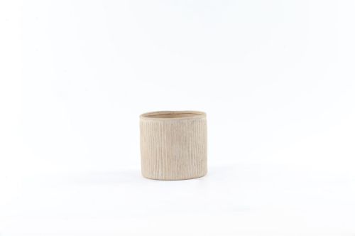 Bild von Blumentopf, Soleil - Keramik Ø16.5x H15.5cm, sand