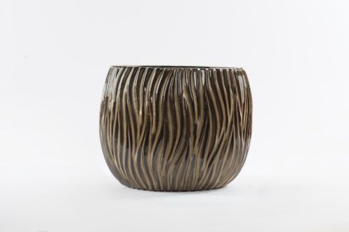 Bild von BlumenTopf, Adventure Keramik Ø31.5x H25.5cm, camel