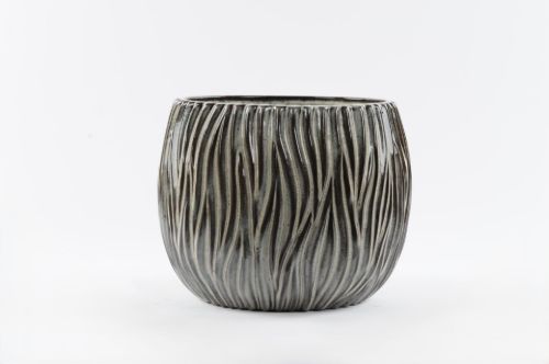 Bild von BlumenTopf, Adventure Keramik Ø31.5x H25.5cm, taupe