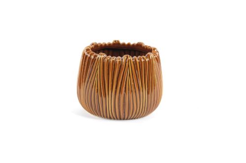 Bild von Blumentopf, Adventure Keramik Ø20.5x H15.5cm, burnt orange