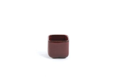 Bild von Blumentopf, Cherry Keramik Ø9x H8cm, rosewood