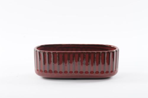 Bild von Blumentopf, Strawberry Keramik Ø22.5x 8x H8cm, rosewood