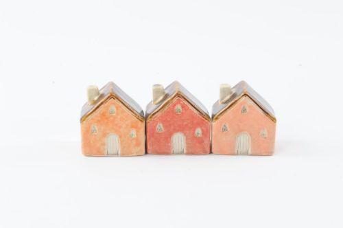 Bild von Haus, Country - Keramik 6.5x 5.2x H9.6cm, bunt