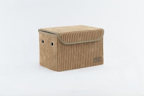 Bild von Korb, Velvet - faltbar 40x 30x 22cm, braun