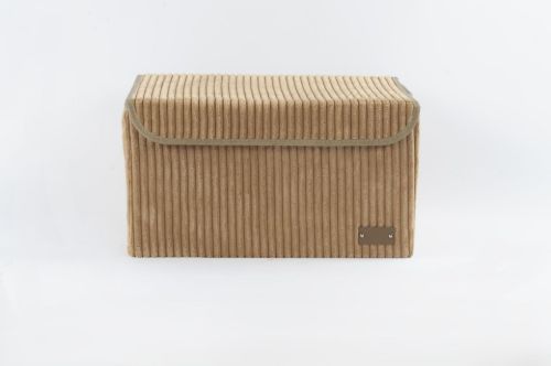 Bild von Korb, Velvet - faltbar 30x 20x 20cm, braun