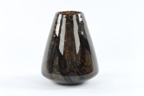 Bild von Glasvase, Night - mundgeblasen Ø22x H27.5cm, brown