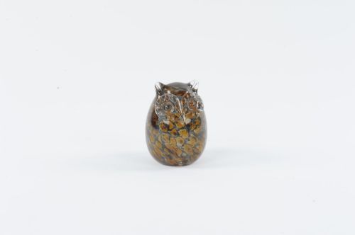Bild von Eule, Artistic - mundgeblasen Ø9x H12cm, braun