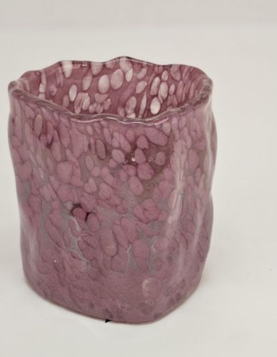 Bild von Glasvase Votiv, Salamander Ø8.34x H8.5cm, pink
