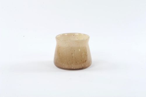 Bild von Glasvase, Elegance Ø15.3x H11.90cm, beige
