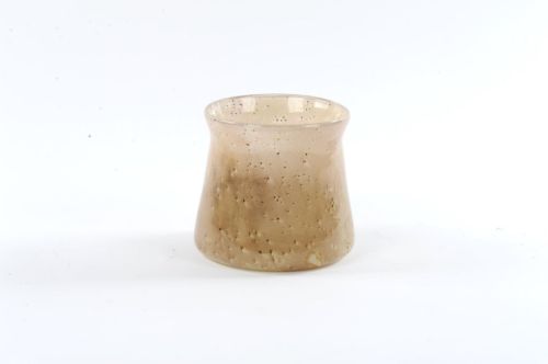 Bild von Glasvase, Elegance Ø17x H15cm, beige