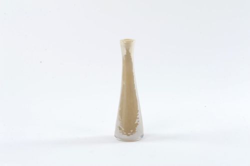 Bild von Glasvase, Gerro Ø7,4x H24.8cm, beige