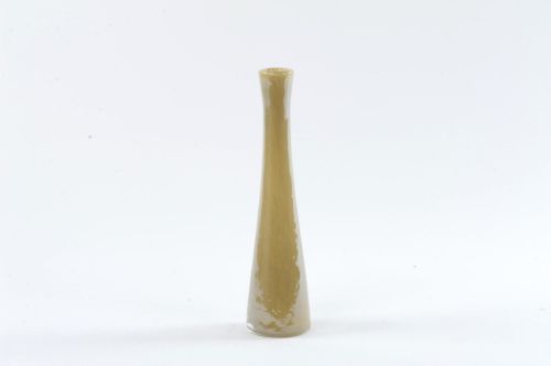 Bild von Glasvase, Gerro Ø7,4x H30cm, beige
