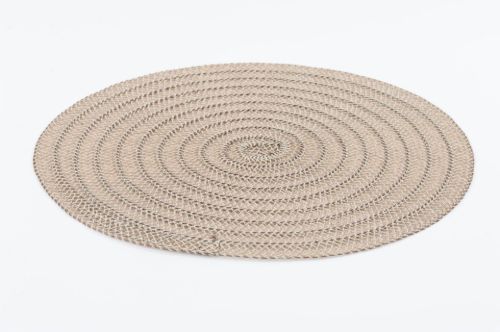 Bild von Tisch-Set, Hollow Ø38cm rund, taupe