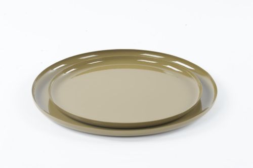 Bild von Untersetzer, Talam Metall - Ø27+ Ø33x 1.5cm, khaki