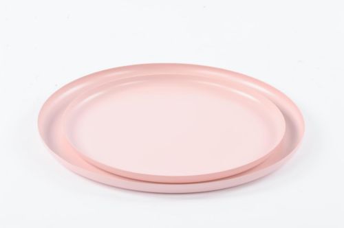 Bild von Untersetzer, Talam Metall - Ø27+ Ø33x 1.5cm, pink