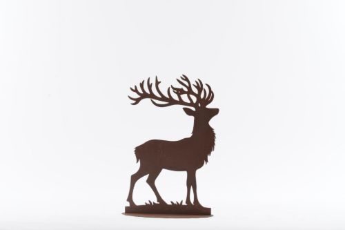 Bild von Hirsch, Walker - Metall 25.5x 10.7x 38.5cm, rost