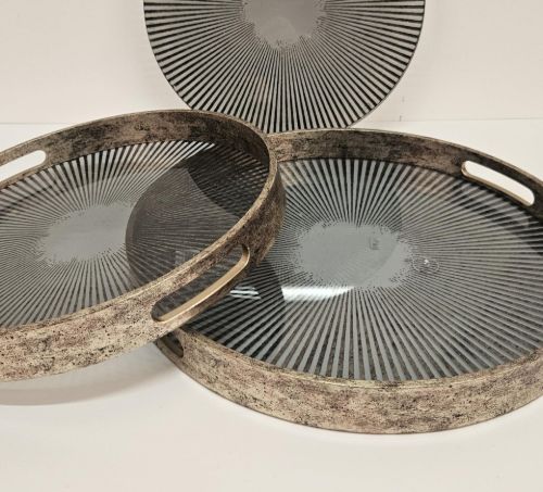 Bild von Servierplatte, Set/2 - Ø39/34x H4cm, motiv