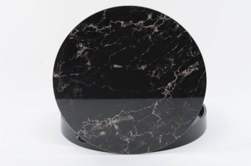 Bild von Servierplatte, Glas - Set/4 - Ø34x H4.5cm, motiv
