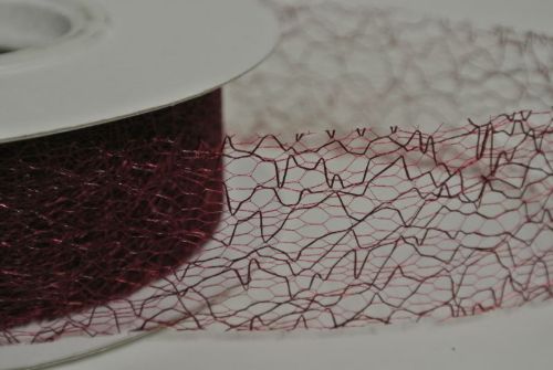 Bild von Deco, 25m/  30mm Spiderweb, rubin