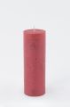 Bild von Metallic Zylinderkerze, 15cm x Ø50mm, rot