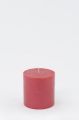 Bild von Metallic Zylinderkerze,   9cm x Ø90mm, rot