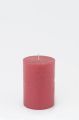 Bild von Metallic Zylinderkerze, 13cm x Ø90mm, rot