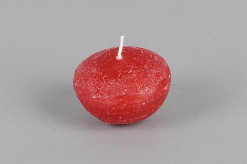 Bild von Schwimmkerze, 6cm x Ø 60mm, antikrot