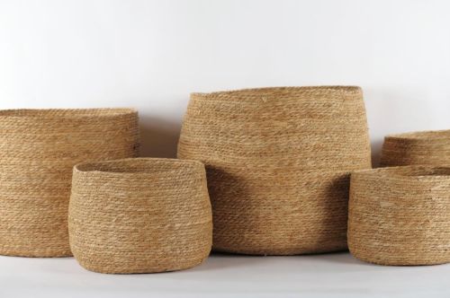 Bild von Rundkorb, Sweetgras Set/5 - Ø60x H52cm, naturel